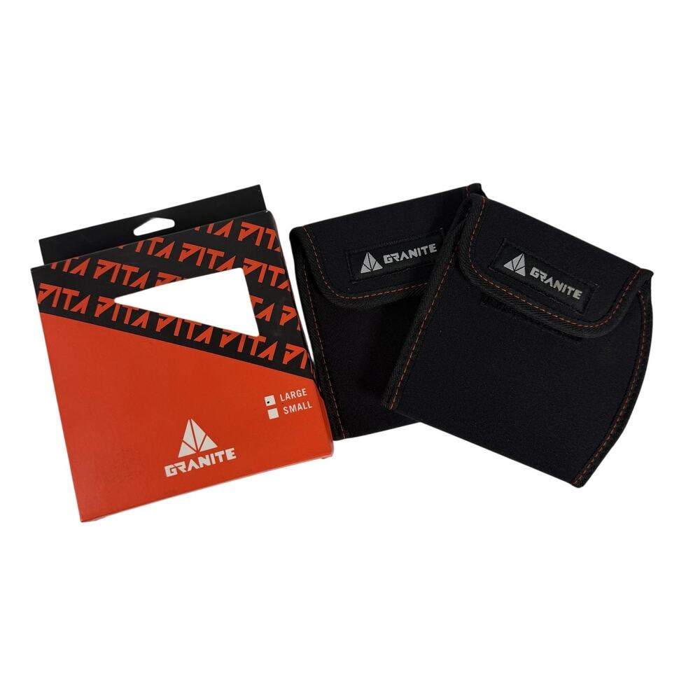 Granite Pita Bicycle Pedal Covers Pair Large Black Bike Transport Protection